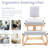 Adjustable Comfortable Kneeling Office Chairs, Engineering Timber Support Seat, Home Office Kneeling Chairs to Relieve Back Pain-1805050471