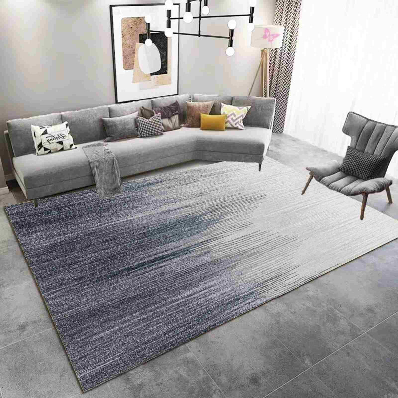Killoren is a soft printed rug, size 5.3x7.5 feet, machine washable, non-slip backing, packaged in a box.