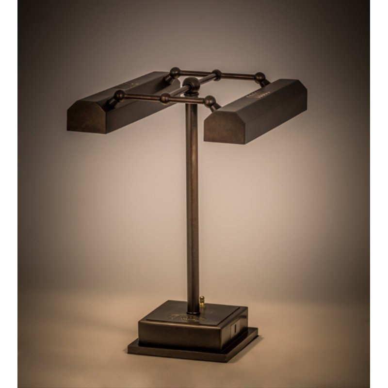 16" High Utica Library Banker's Lamp