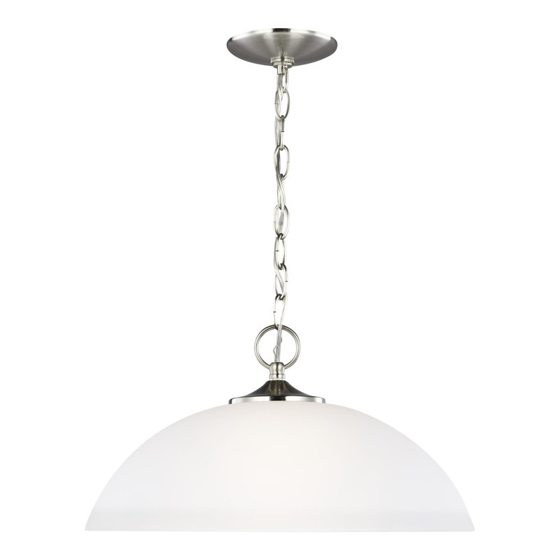 Geary 1 - Light Single Pendant, Brushed Nickel, 100W, No