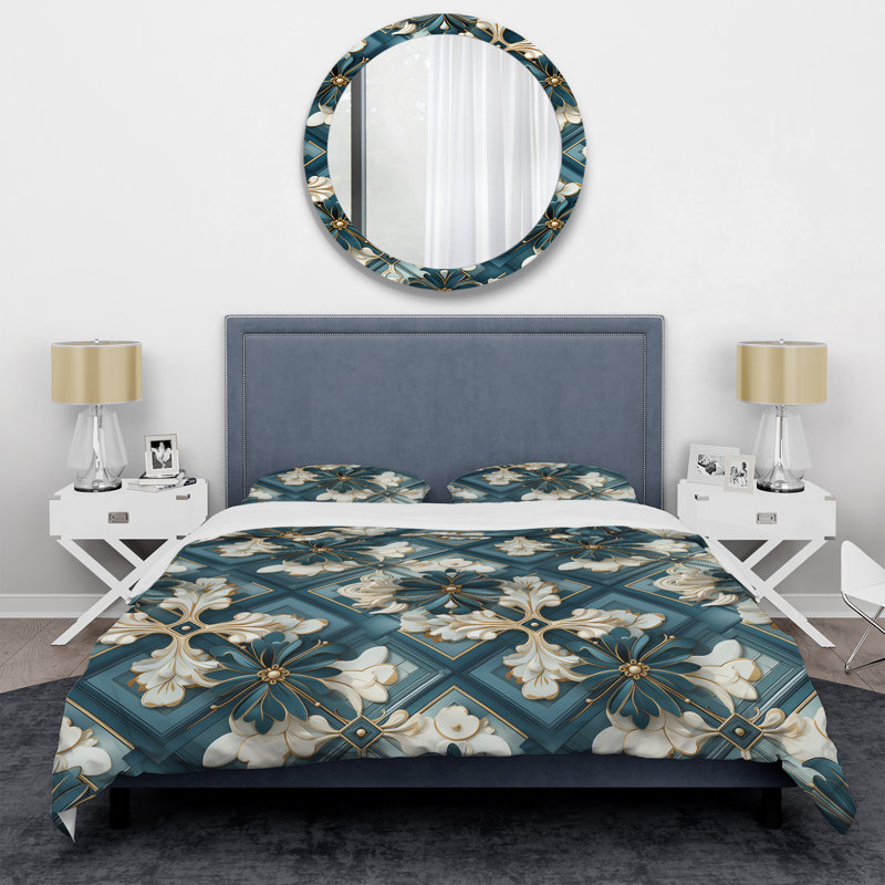 Ensemble de housse de couette Lovage, Housse de couette pour grand lit et 2 taies décor