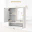 54mm W 62mm H Wall Mounted Required Medicine Cabinet Mirror