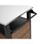 Outdoor Kitchen Wicker Island Rolling Cart