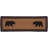 Wyatt Stenciled Bear Brown/Black Stair Tread