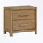 2-Drawer Nightstand with Power Outlets USB Ports