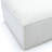 Coerd Cream Chenille Basketweave Ottoman