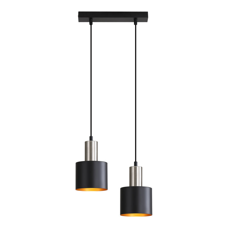 Sirikit 2 - Light Matte Black Drum Pendant