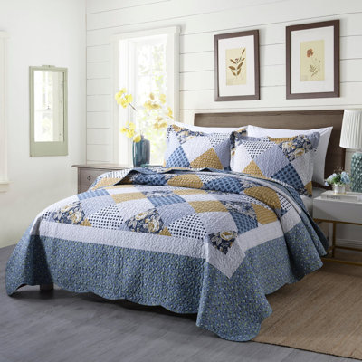 B73 Polyester Twill Patchwork Quilt