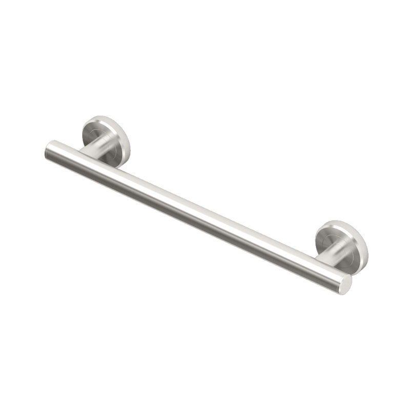 Latitude II Wall Mounted Stainless Steel Safety Grip Bar, Satin Nickel, 15"