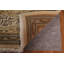 Tapis persan rétro à motif géométrique rétro Tabriz 13 x 18