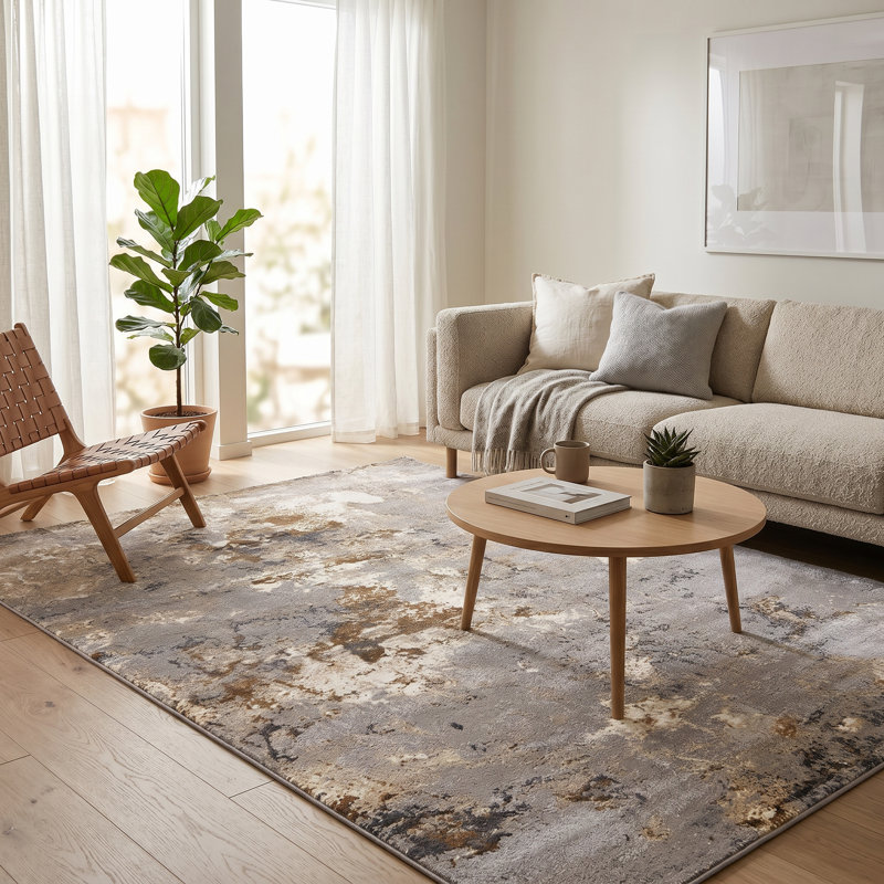 Tapis intérieur vieilli 5 pi x 8 pi (5 pi 3 po x 7 pi 7 po) Branch Branch, Rectangle 5 pi 3 po x 7 pi 7 po