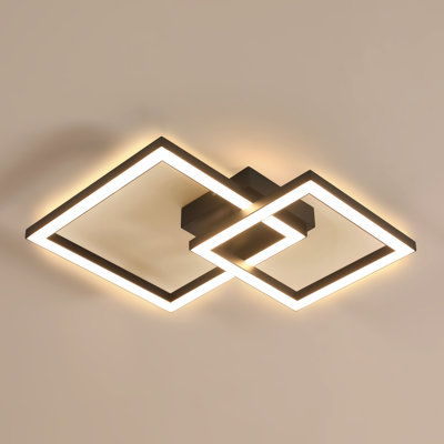  3000K 49Cm Square Flush Mount