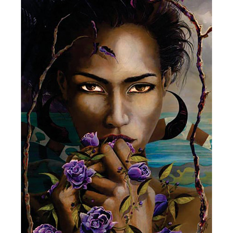 Kulliruna, limited edition giclee on canvas by Vito Loli, 40X48 un-stretched.
