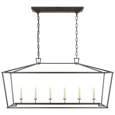Chapman & Myers Darlana Large Linear Lantern