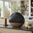 Modern Hammered Metal Table Vase for Home Decor - Sculptural Round Flower Vase for Living Room, Bookshelf, and Entryway-679017024-685135193