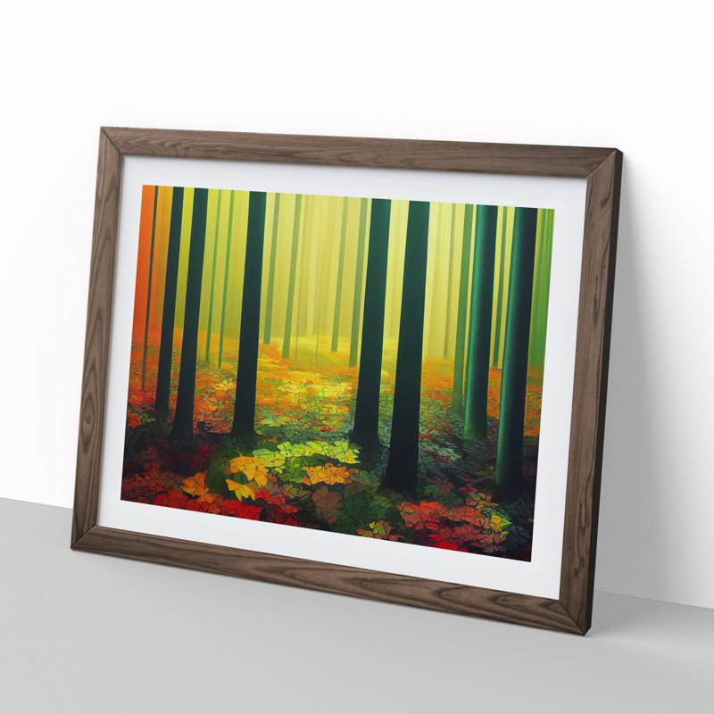 Dashing Spring Forest - Framed Print