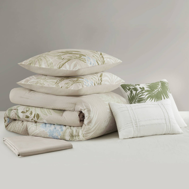 Luxurious King Oversized Cotton Bedding Set, Coastal Comfort Design For Home