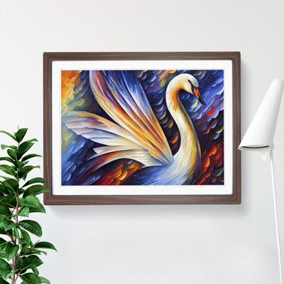 Swan Vol.1 Abstract - Single Picture Frame Painting