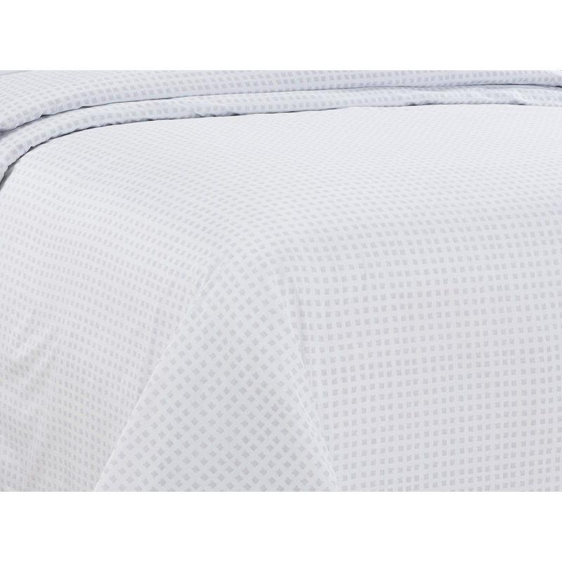 Posh Home Clearwater Squares 6 Piece Sheet Set Microfiber Twill Checkered Sheet Set