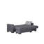 Chaise longue convertible avec rangement PrimeNest NimbusFlow