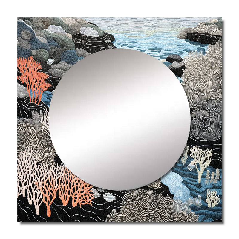 Miroir carré Iric, 29 po x 29 po