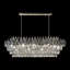 Lustre rectangulaire en cristal de luxe 14 lumières à intensité variable-459331447