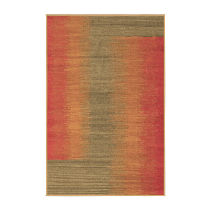 Washable Abstract Indoor Rug, Rectangle 2' x 3'