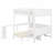 Versatile Loft Bed with Desk, Bedside Shelf, Sofa & Light-797125560