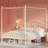 Turkay Metal Canopy Bed Frame-1973188235