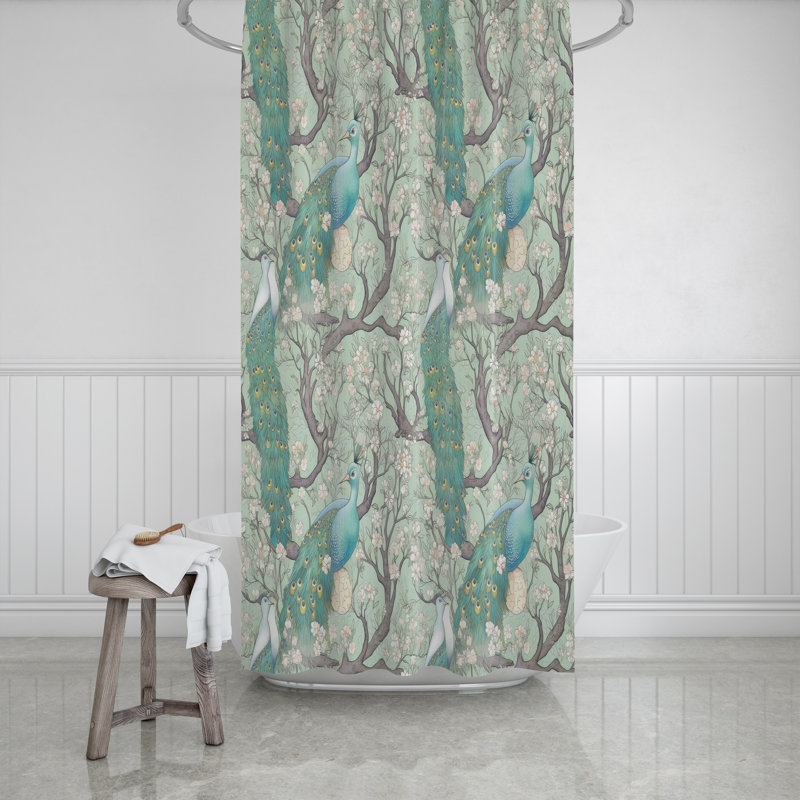 Advaita Shower Curtain, 93" H x 70" W