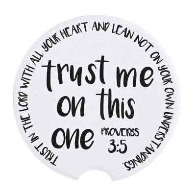 Ceramic Round 2 Piece Car Coaster Set
