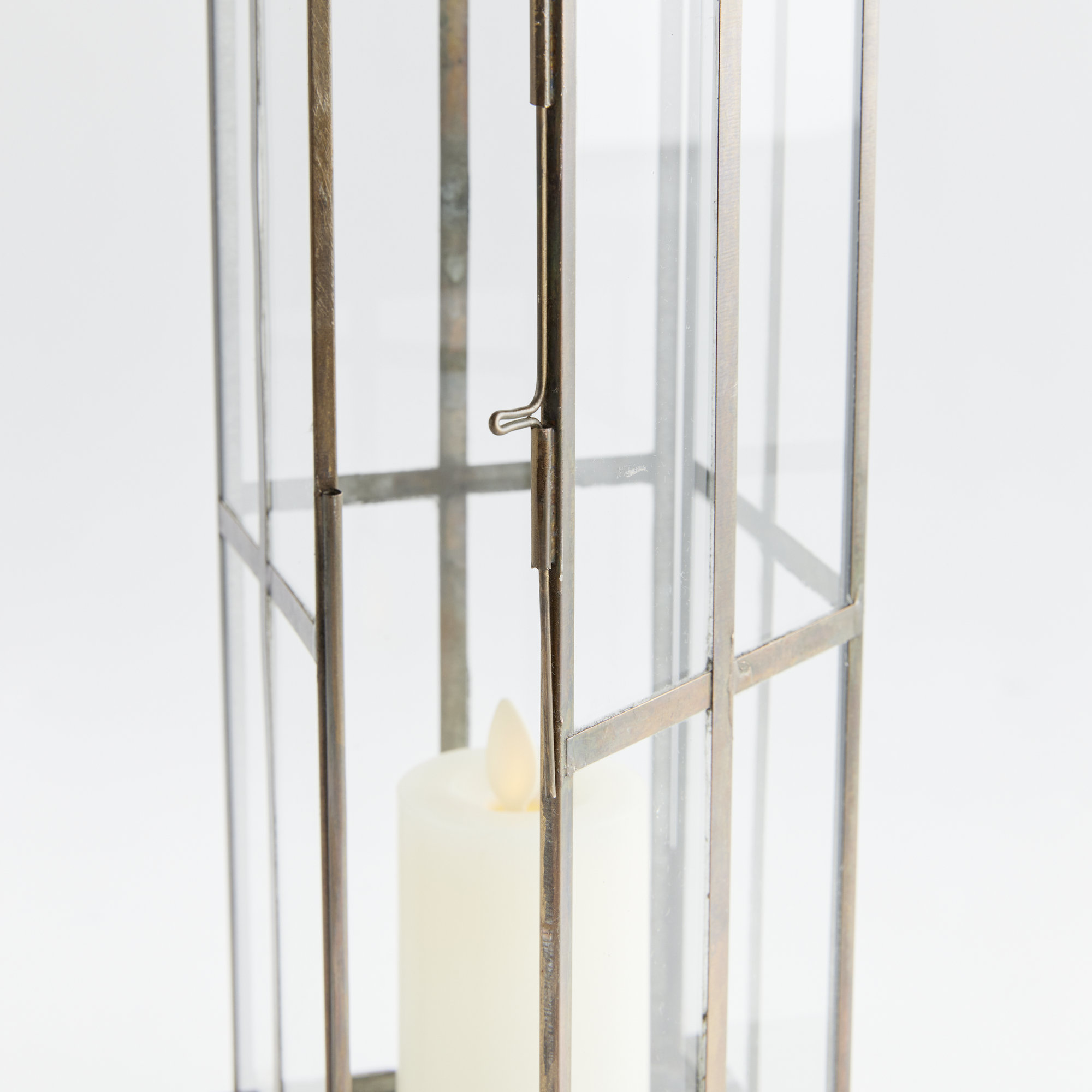 Castanon Lantern Small, 19.75" H x 4.75" W x 4.75" D