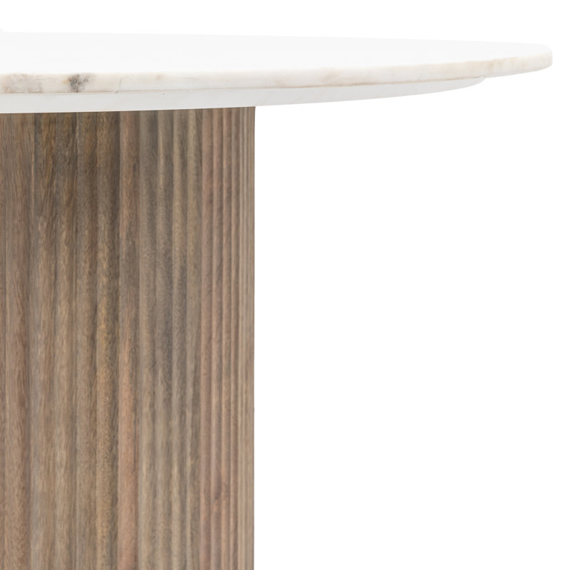 Cosson Round Marble Top Dining Table