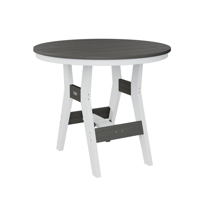 Table de bar berlinoise berlinoise Berlin, Gris côtier, H 38,87 po x l 38 po x P 38 po
