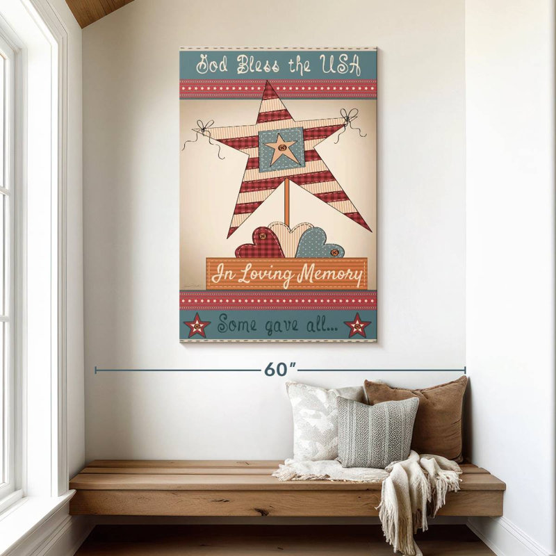 Lelar Flag In Loving Memory, 48" H x 32" W