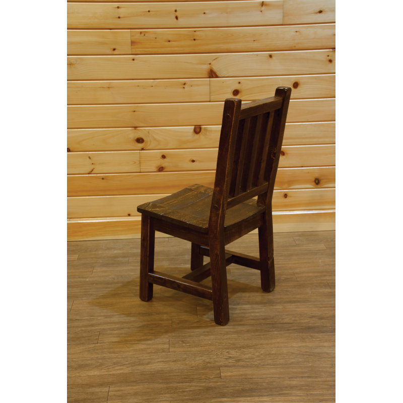 Boxborough 18'' H Pine Solid Wood Side Chair