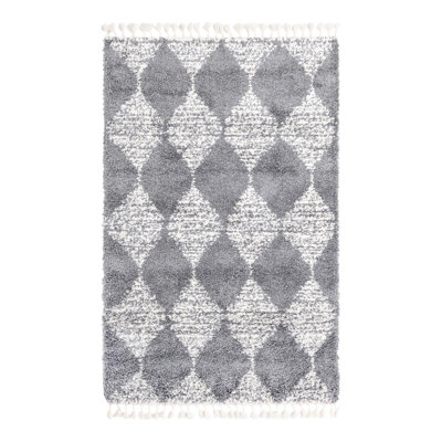 Serenity Shag Geometric Indoor Rug