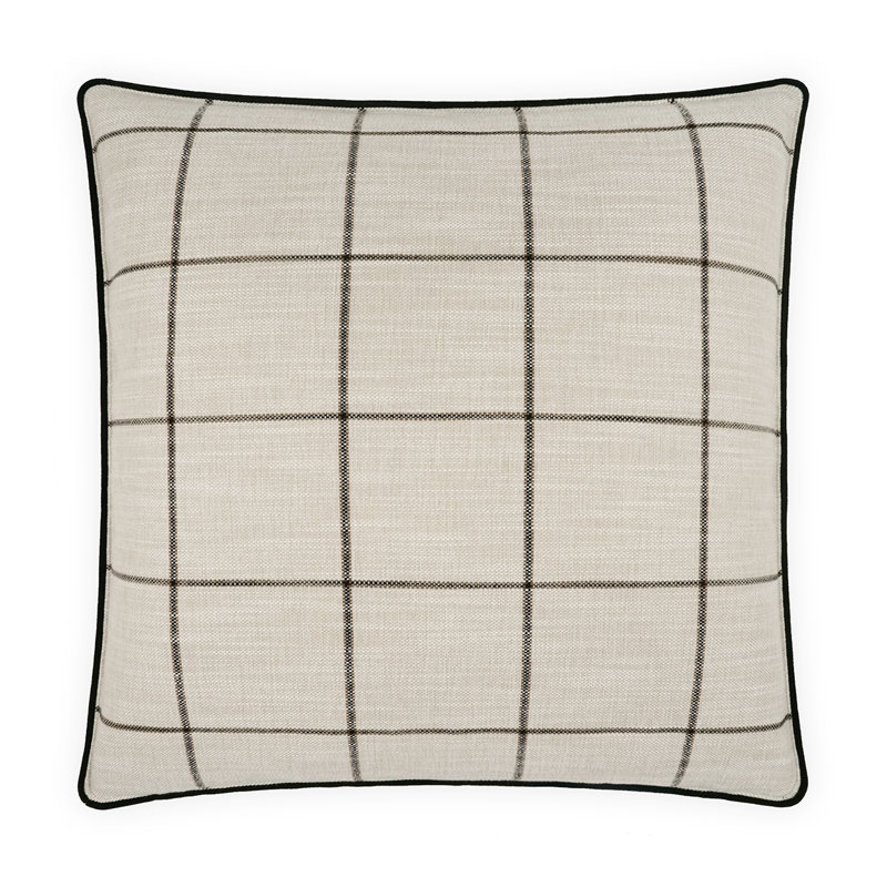 Bowden Geometric Square Pillow Cover & Insert, Shell, Square 24"