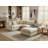 Upholstered 5 Piece Sectional Sofa Cloud Couch With Movable Ottoman-1996525939