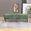 Chenille Upholstered Bench-423789000