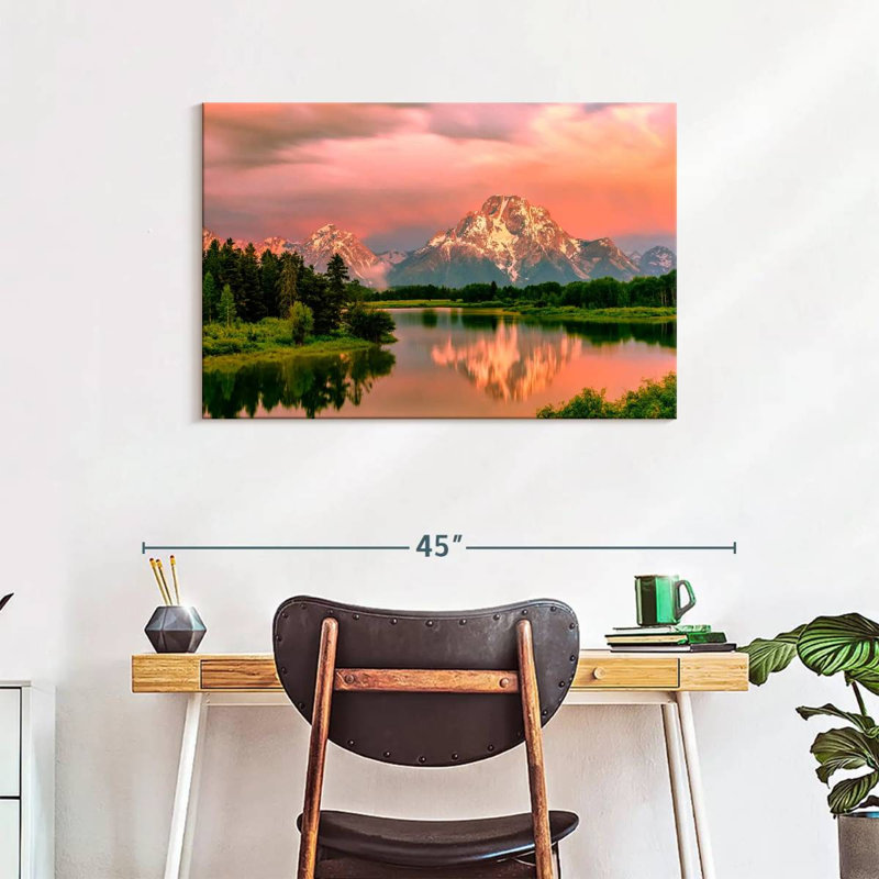 Grand Teton Warm Sunset