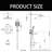 Wall Mounted Shower Faucet Set, Shower System With Tub Spout, 10" Rain Shower Head And 3-Setting Handheld Shower Head-124817786
