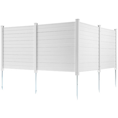 VEVOR Outdoor Privacy Screens 50" W x 50" H Air Conditioner Fence 4 Panels