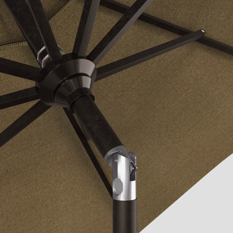 Parasol de marché 108 po Jeske, Sunbrella® ‑ lin sésame