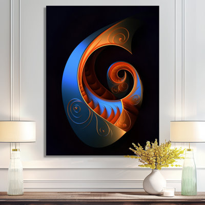 Délicate spirale subtile - art mural géométrique