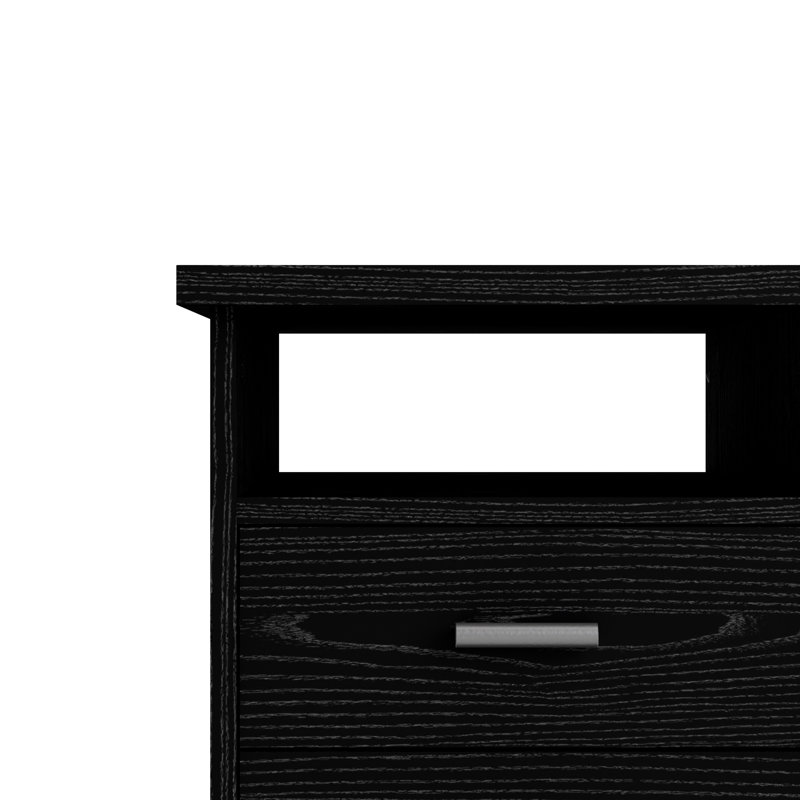 Writing Desk, Black Woodgrain