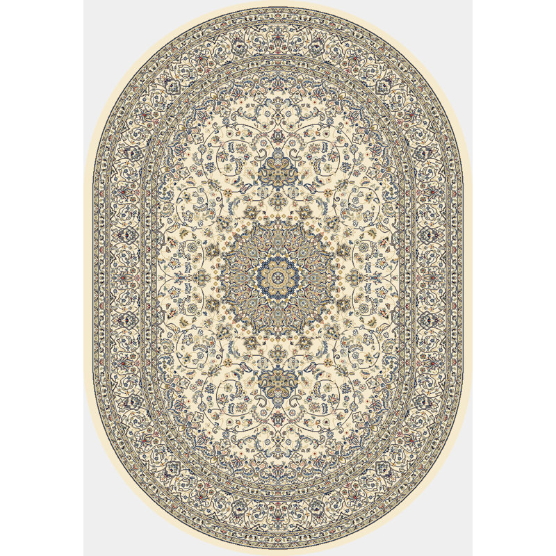 Attell Oriental Indoor Rug, Oval 6'7" x 9'6"