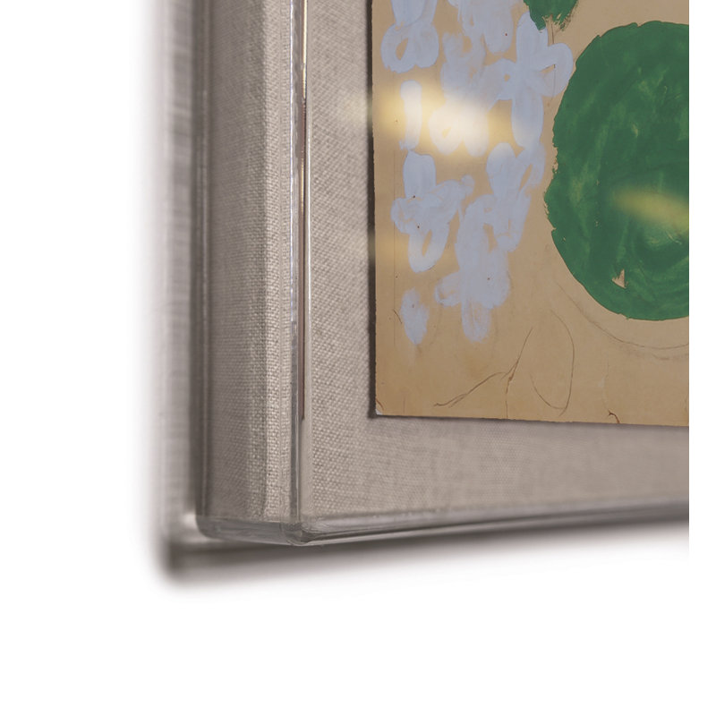 Viva par Paule Marrot - impression, Boîte en acrylique, H 44 po x l 56 po x P 1,25 po