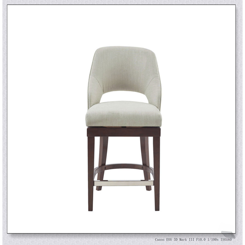 Tabouret de comptoir pivotant confortable avec conception ergonomique et fabrication durable pour les cuisines et les bars modernes
