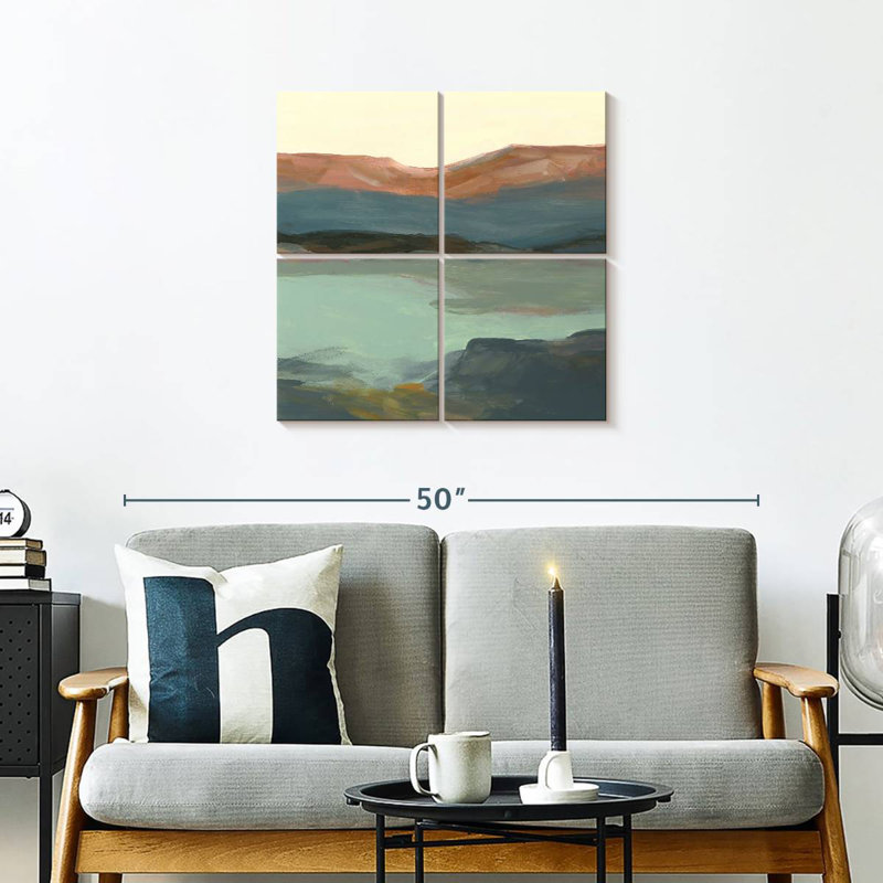 Rolling Bluffs, 26" H x 26" W